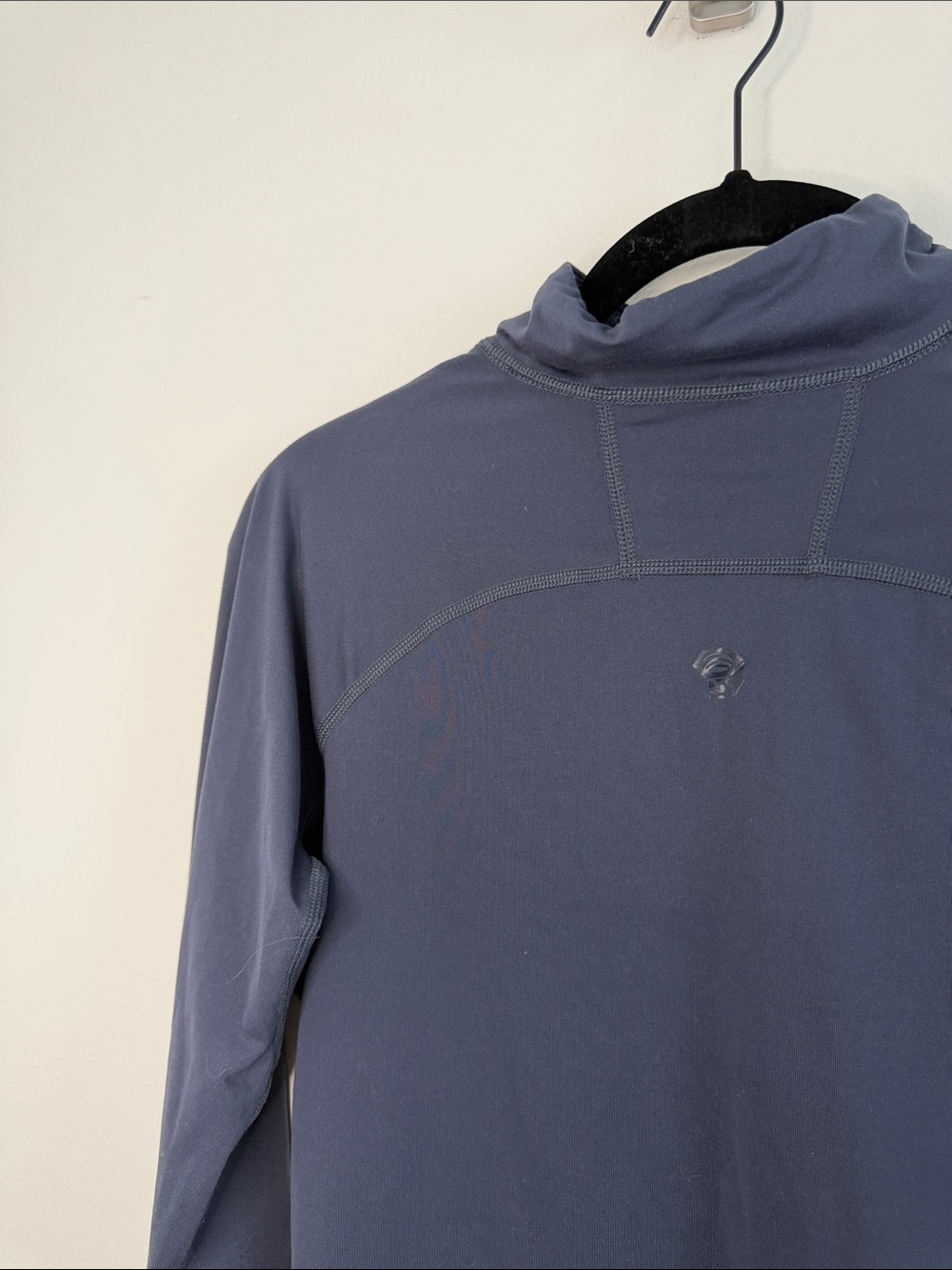 Mountain Hardwear Women's Long-Sleeve Half-Zip Top Dark Slate Blue Small - Picture 10 of 10